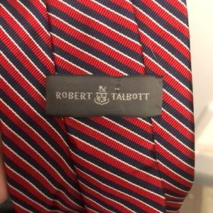 Diagonal striped silk tie Robert Talbot